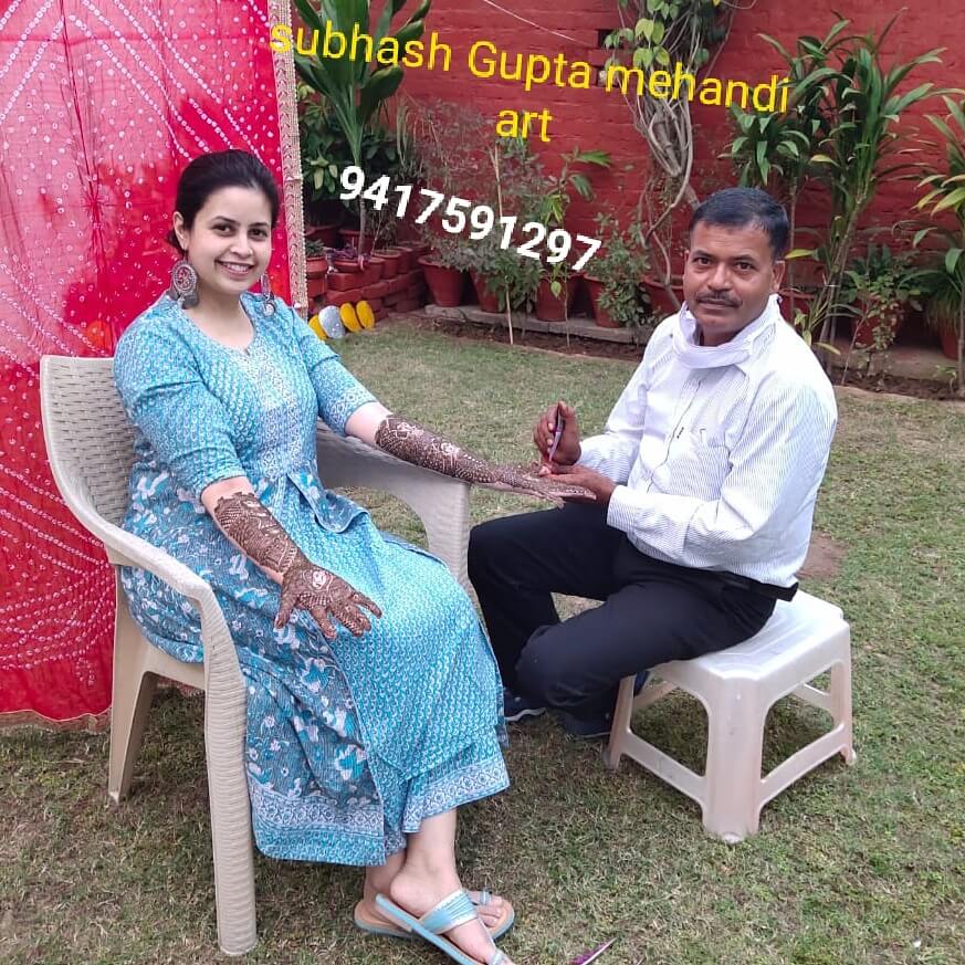 mehndi design ceremony and churi, jutti, kade, prandi stall at indian wedding and functions